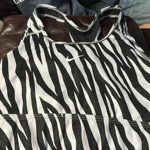 Zebra Nike Bra